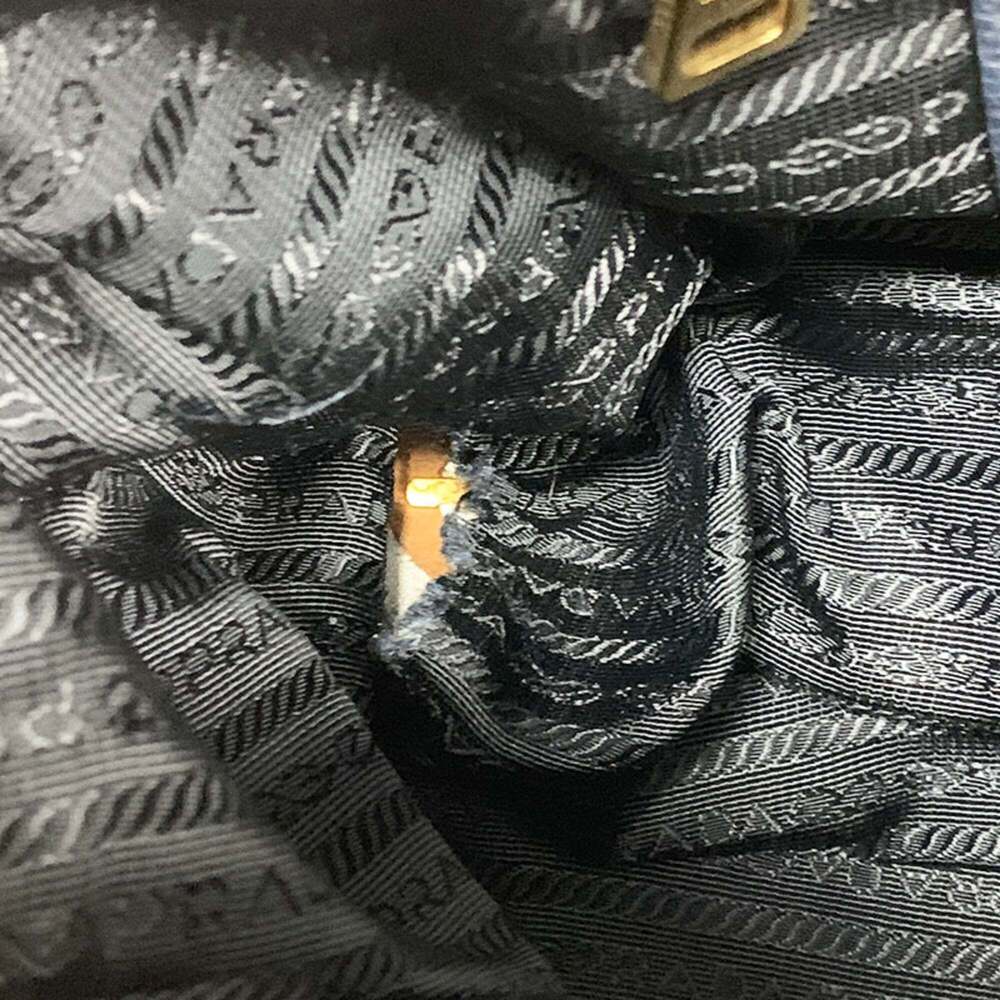 PRADA Black Leather Shoulder Bag - Picture 10 of 12